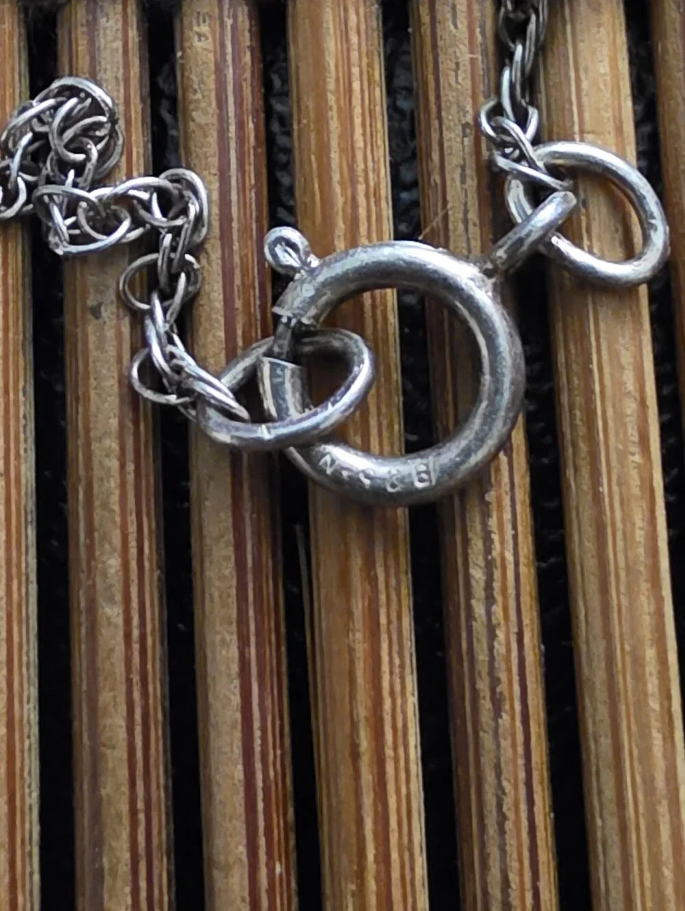 Sterling Silver, 12k Purse Necklace (Vintage)